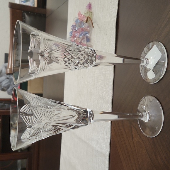 4 WATERFORD CRYSTAL Champagne flutes in excellent, unused condition! - Picture 8 of 11